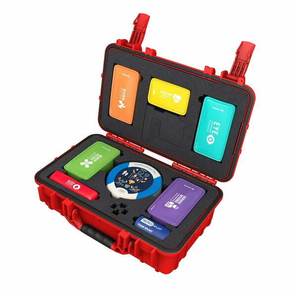 Aero Healthcare Modulator Trauma Kit With Heartsine 360P & Bleed Control - Xl Rugged Hard Case M600-5